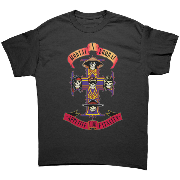 MORTAL KOMBAT - APPETITE FOR FATALITY - HEAVY METAL TURBO TEE!