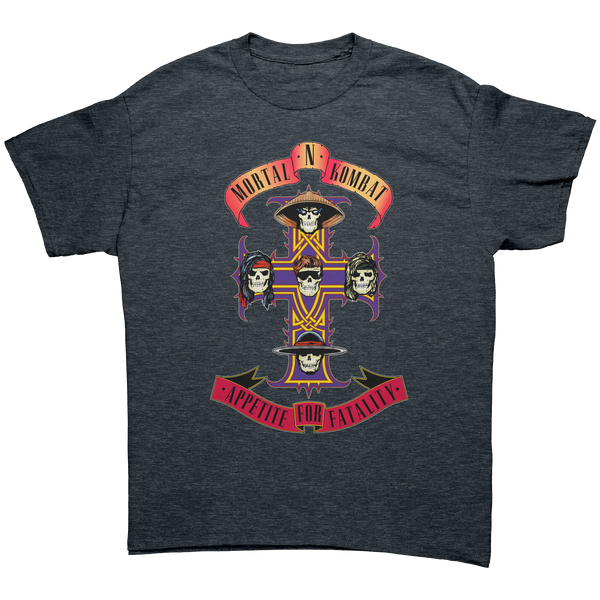MORTAL KOMBAT - APPETITE FOR FATALITY - HEAVY METAL TURBO TEE!