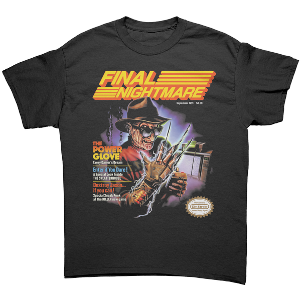 NIGHTMARE ON ELM STREET - FINAL NIGHTMARE - NES POWER TURBO TEE!