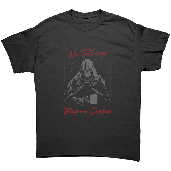 NO TALKING BEFORE COFFEE - NEW POP TURBO TEE!