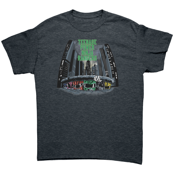 POWER RANGERS - TEENAGE POWER NINJA RAIDERS - NEW POP TURBO TEE!