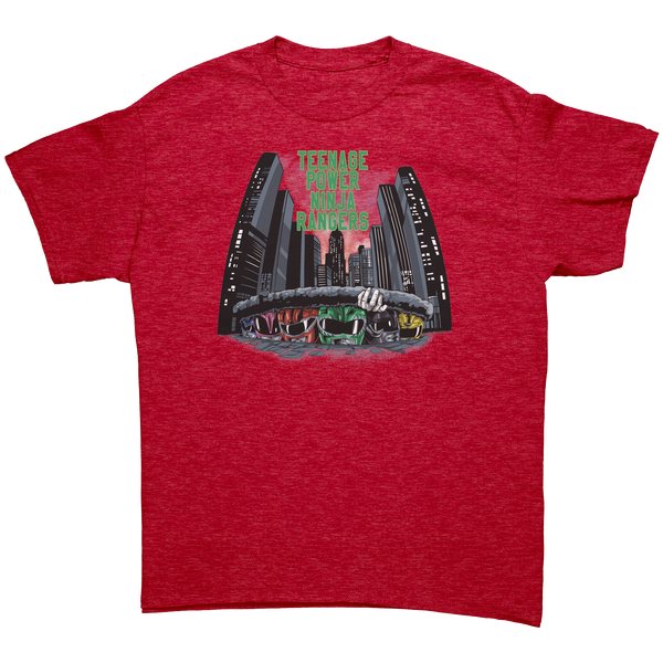 POWER RANGERS - TEENAGE POWER NINJA RAIDERS - NEW POP TURBO TEE!