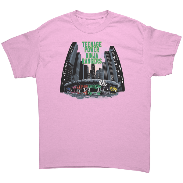 POWER RANGERS - TEENAGE POWER NINJA RAIDERS - NEW POP TURBO TEE!