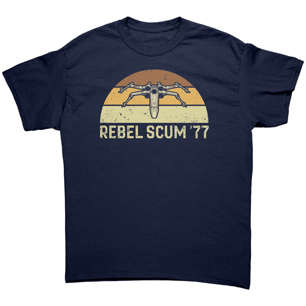 REBEL SCUM - 1977 VINTAGE X-WING - NEW POP TURBO TEE!