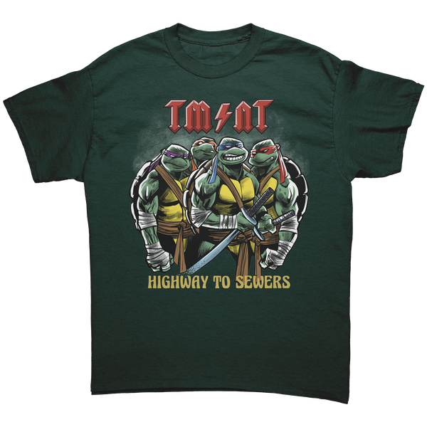 TEENAGE MUTANT NINJA TURTLES - HIGHWAY TO SEWERS - HEAVY METAL TURBO TEE!