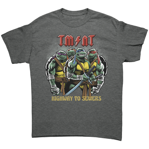 TEENAGE MUTANT NINJA TURTLES - HIGHWAY TO SEWERS - HEAVY METAL TURBO TEE!