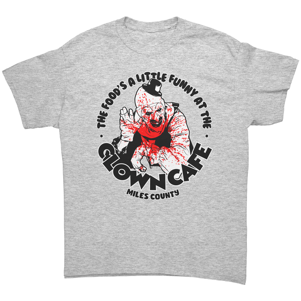 TERRIFIER_-_CLOWN_CAFE_-_NEW_POP_TURBO_T_Ash_Grey_Front_Mockup.png