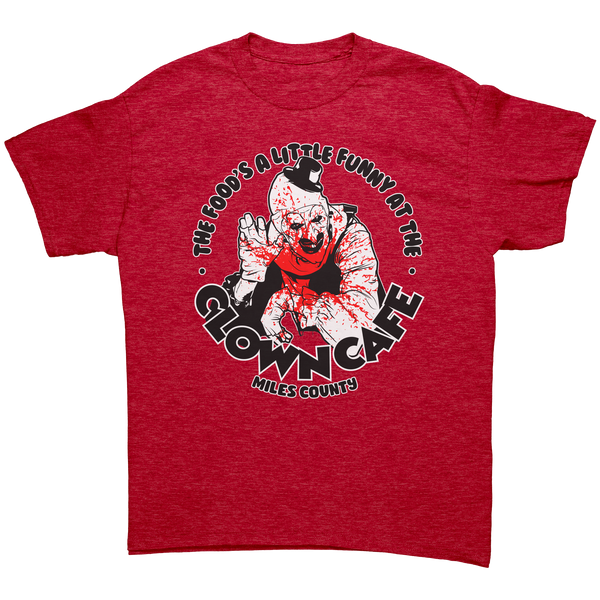 TERRIFIER_-_CLOWN_CAFE_-_NEW_POP_TURBO_T_Heather_Red_Mockup.png