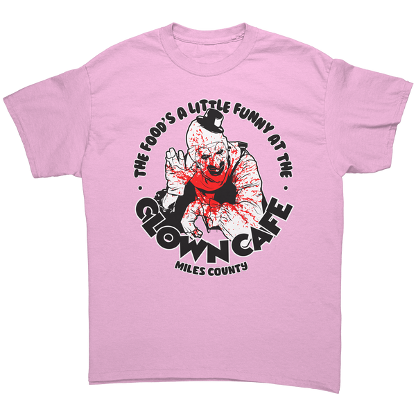 TERRIFIER_-_CLOWN_CAFE_-_NEW_POP_TURBO_T_Light_Pink_Front_Mockup.png