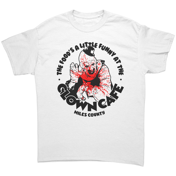TERRIFIER - CLOWN CAFE - NEW POP TURBO TEE!