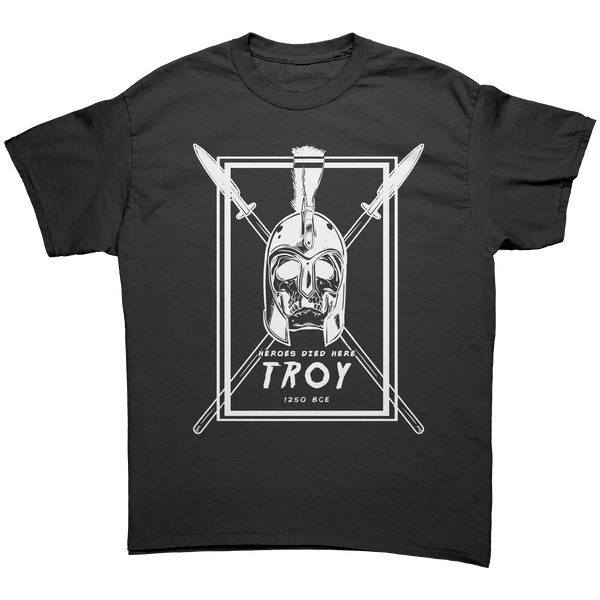 TROY - HEROES DIED HERE - NEW POP TURBO TEE!