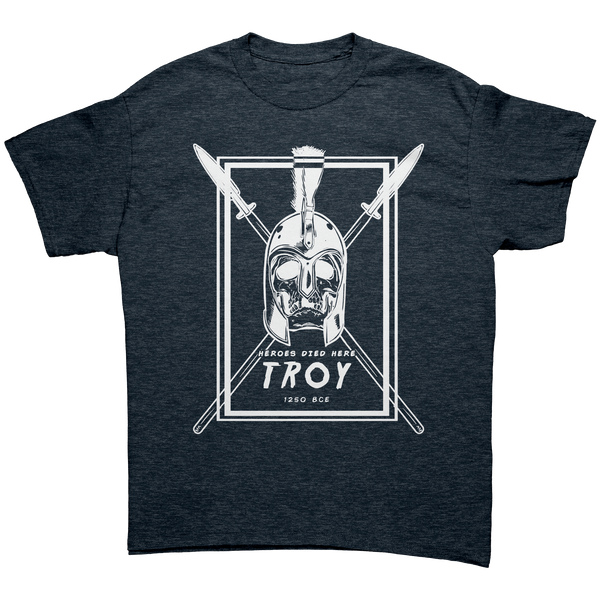 TROY - HEROES DIED HERE - NEW POP TURBO TEE!