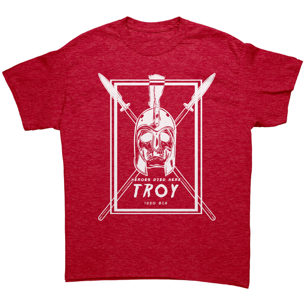 TROY - HEROES DIED HERE - NEW POP TURBO TEE!
