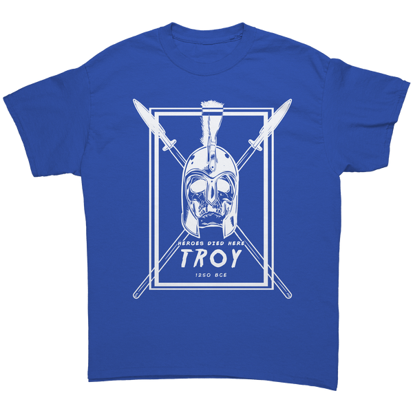 TROY - HEROES DIED HERE - NEW POP TURBO TEE!