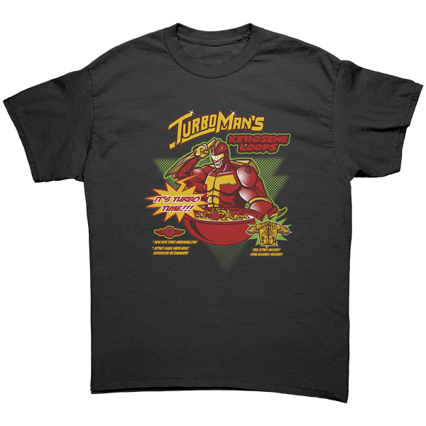 TURBO MAN - KEROSENE LOOPS - NEW POP TURBO TEE!