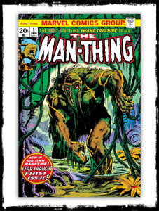 MAN-THING - #1 2ND APP OF HOWARD THE DUCK (1974 - FN+)