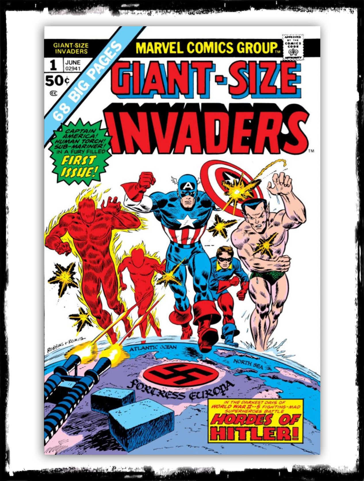 GIANT-SIZE INVADERS - #1 MARVEL CLASSIC (1975 - VF)