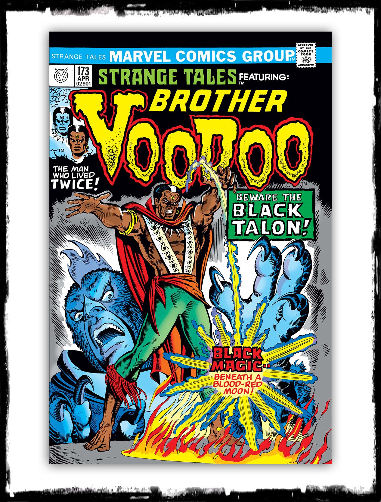 STRANGE TALES - #173 FEAT BROTHER VOODOO / 1ST APP OF BLACK TALON (1974 - VF+)