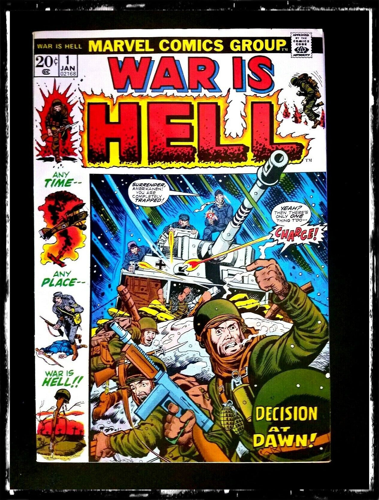 WAR IS HELL - #1 (1973 - VF)