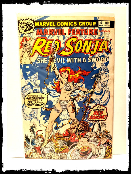 MARVEL FEATURE - #4 RED SONJA CLASSIC (1976 - FN/VF)