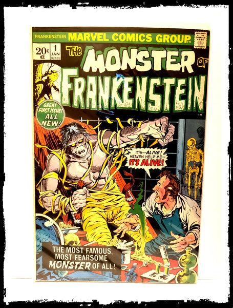 FRANKENSTEIN - #1 3RD APP OF MARVEL'S FRANKENSTEIN (1973 - FN+)