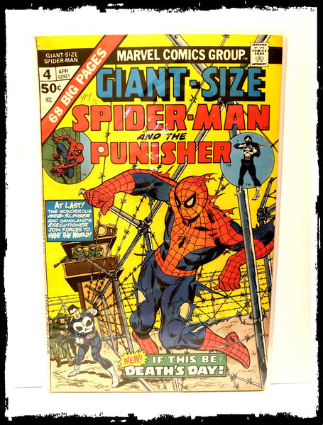 GIANT-SIZE SPIDER-MAN & THE PUNISHER - #4 4TH APP OF THE PUNISHER (1975 - FN/VF)