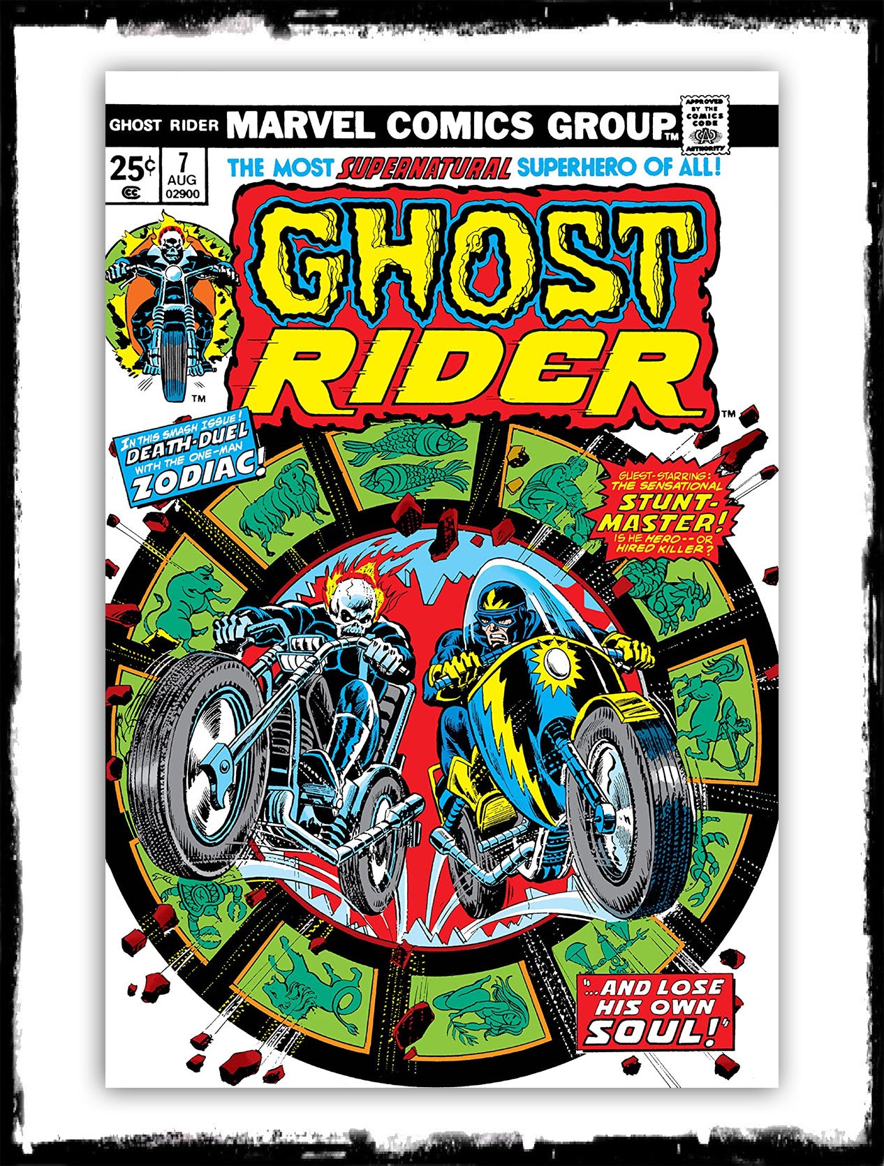 GHOST RIDER - #12 'AND LOSES HIS SOUL...' (1974 - VF-/VF)