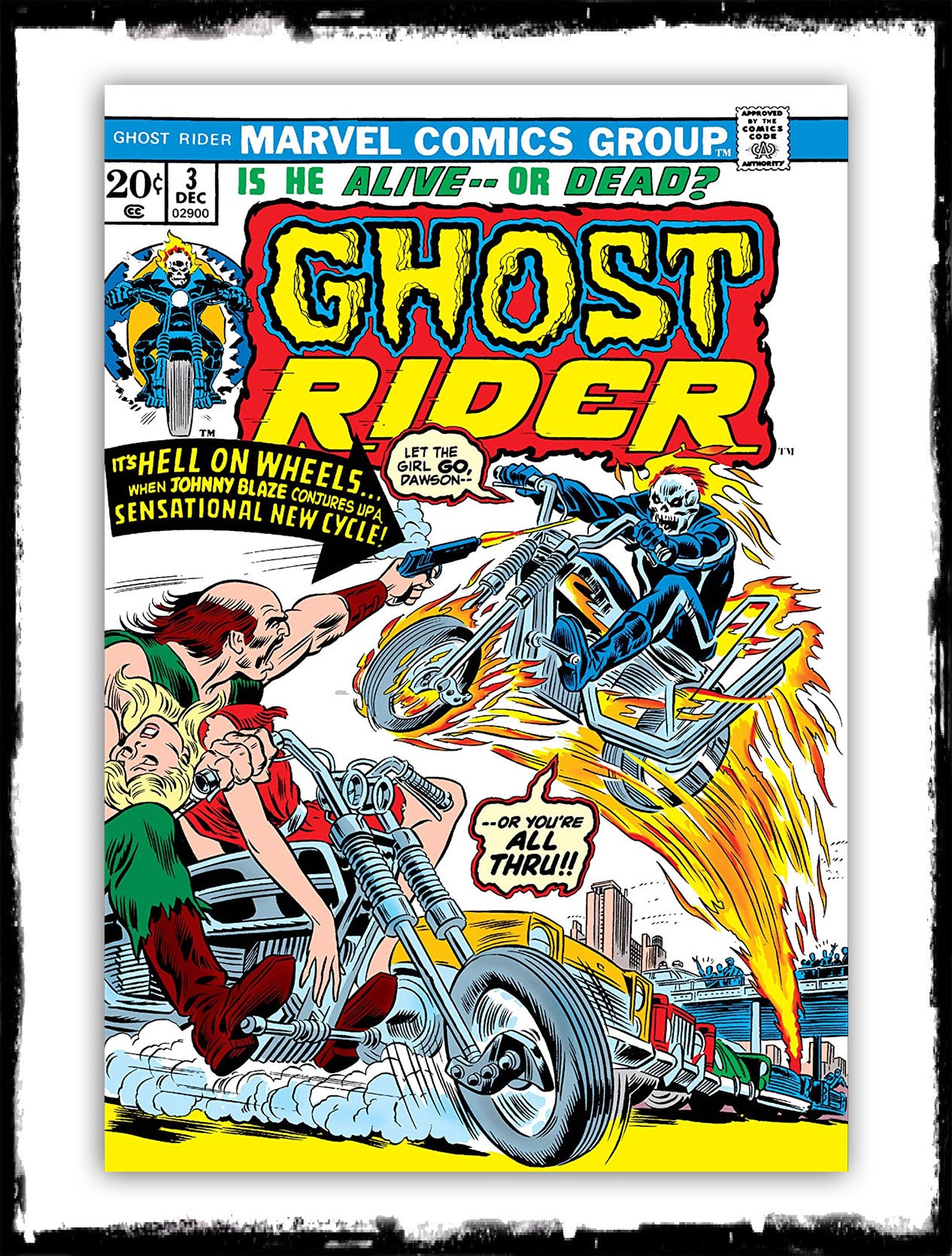GHOST RIDER - #3 HELL ON WHEELS (1974 - FN+)