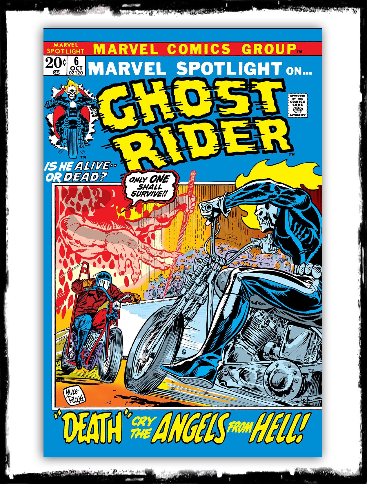MARVEL SPOTLIGHT - #6 2ND APP OF GHOST RIDER (1974 - VG/FN)