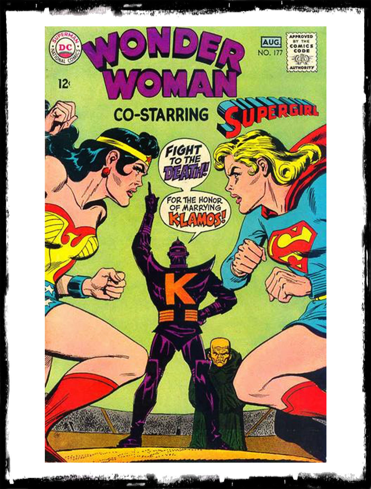 WONDER WOMAN - #177 WONDER WOMAN VS SUPER GIRL (1968 - FN/VF)