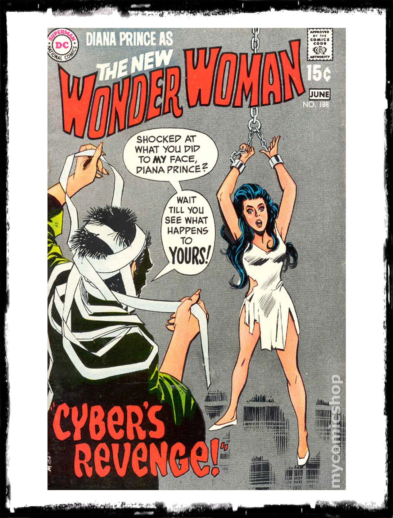 WONDER WOMAN - #188 BONDAGE COVER (1970 - FN+)