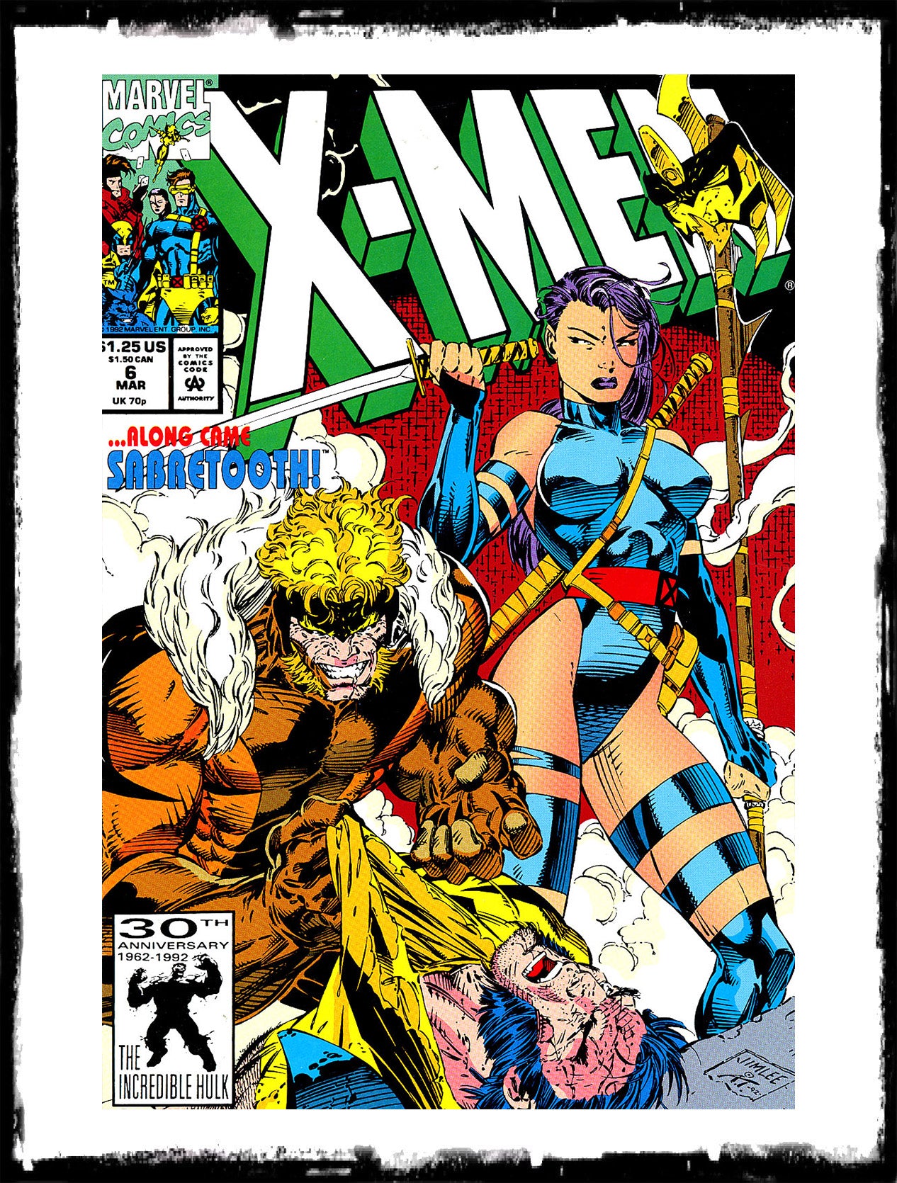 X-MEN - #6 CLASSIC JIM LEE COVER (1992 - NM)