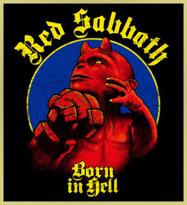 RED SABBATH - HELLBOY HEAVY METAL TURBO TEE!