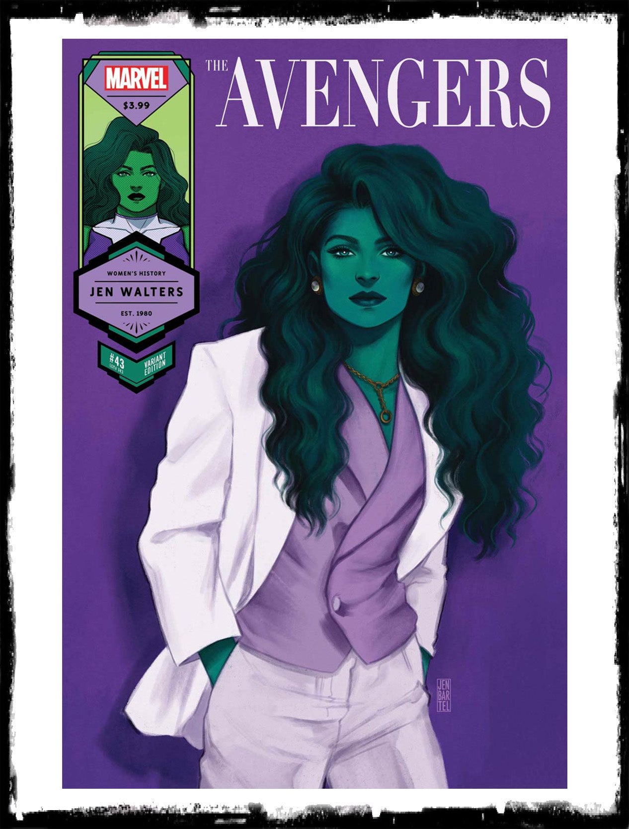 AVENGERS - #43 JEN BARTEL WOMEN'S HISTORY MONTH VARIANT (2021 - NM)