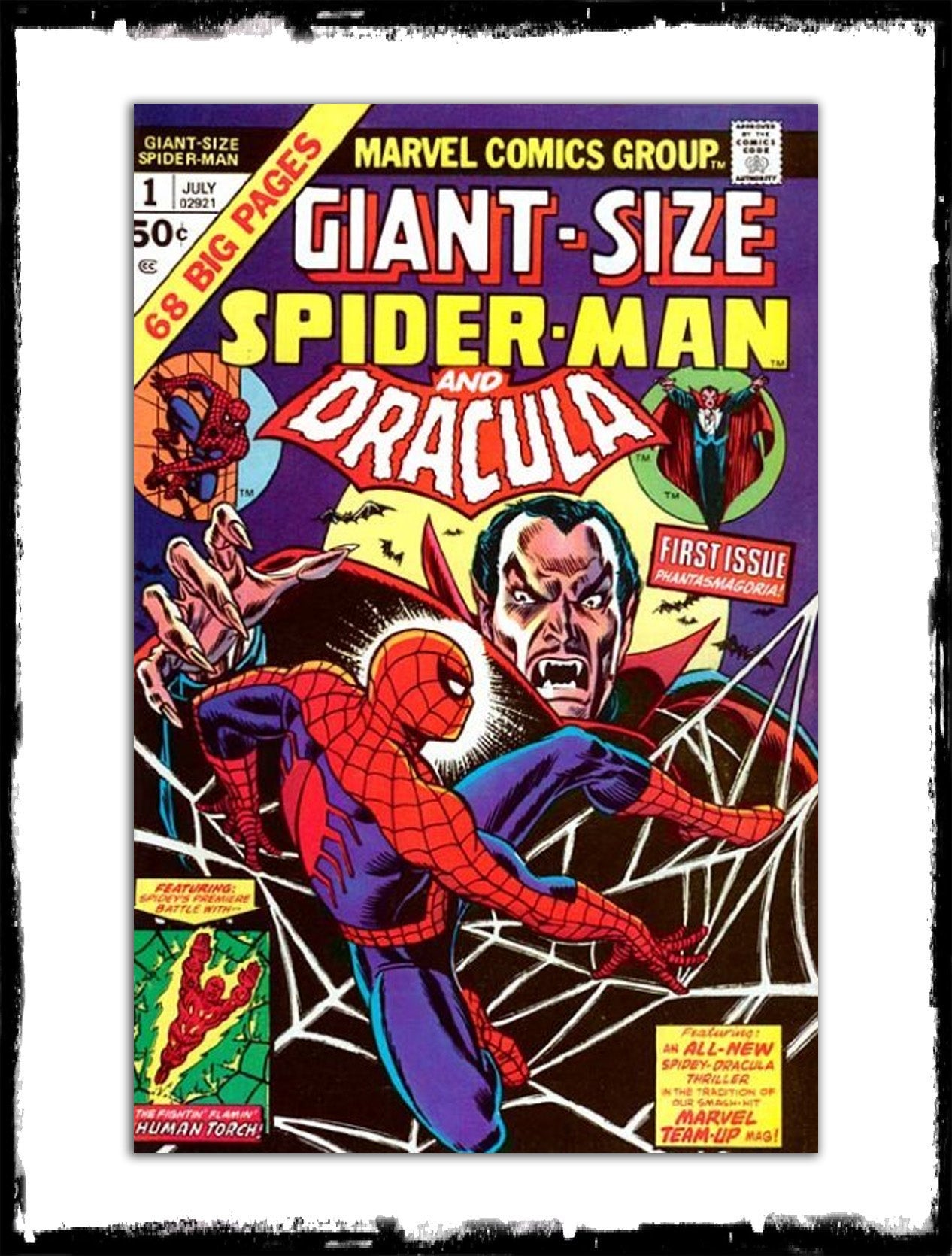 GIANT-SIZE SPIDER-MAN & DRACULA - #1 (1974 - FN+)