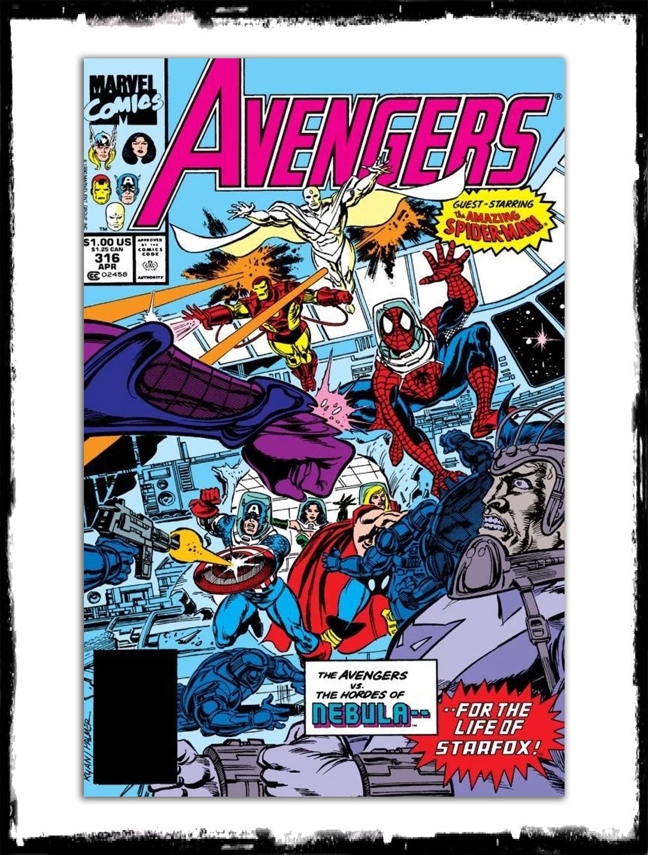 the avengers comic spiderman
