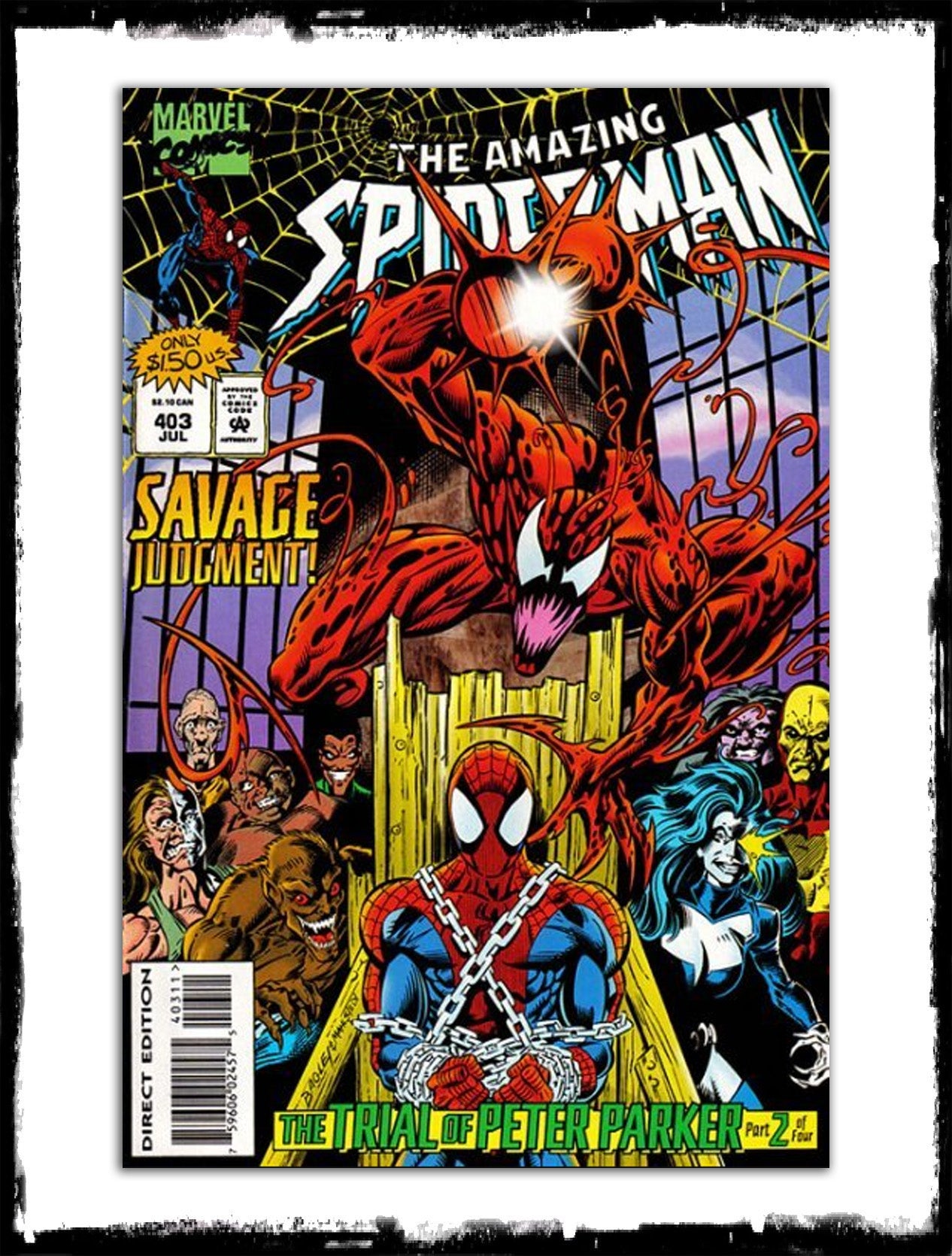 AMAZING SPIDER - #403 CARNAGE APPEARANCE (1995 - NM)