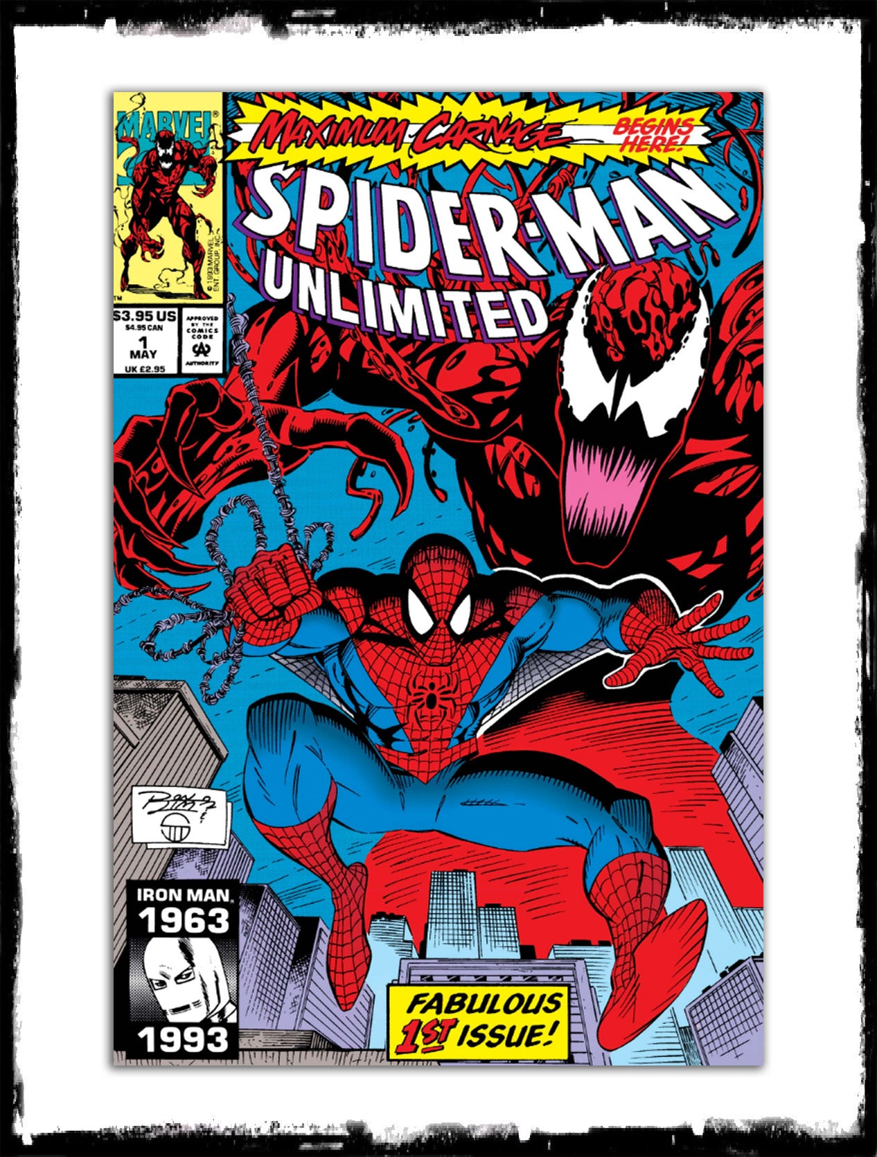 SPIDER-MAN UNLIMITED - #1 MAXIMUM CARNAGE STARTS HERE (1993 - VF/VF+)