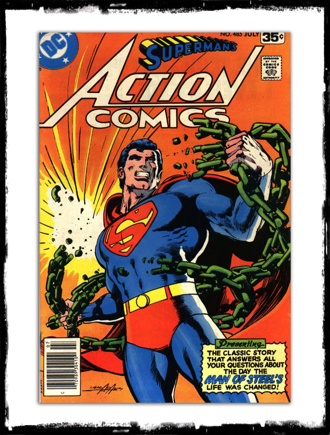 ACTION COMICS - #485 NEAL ADAMS COVER (1978 - FN-)