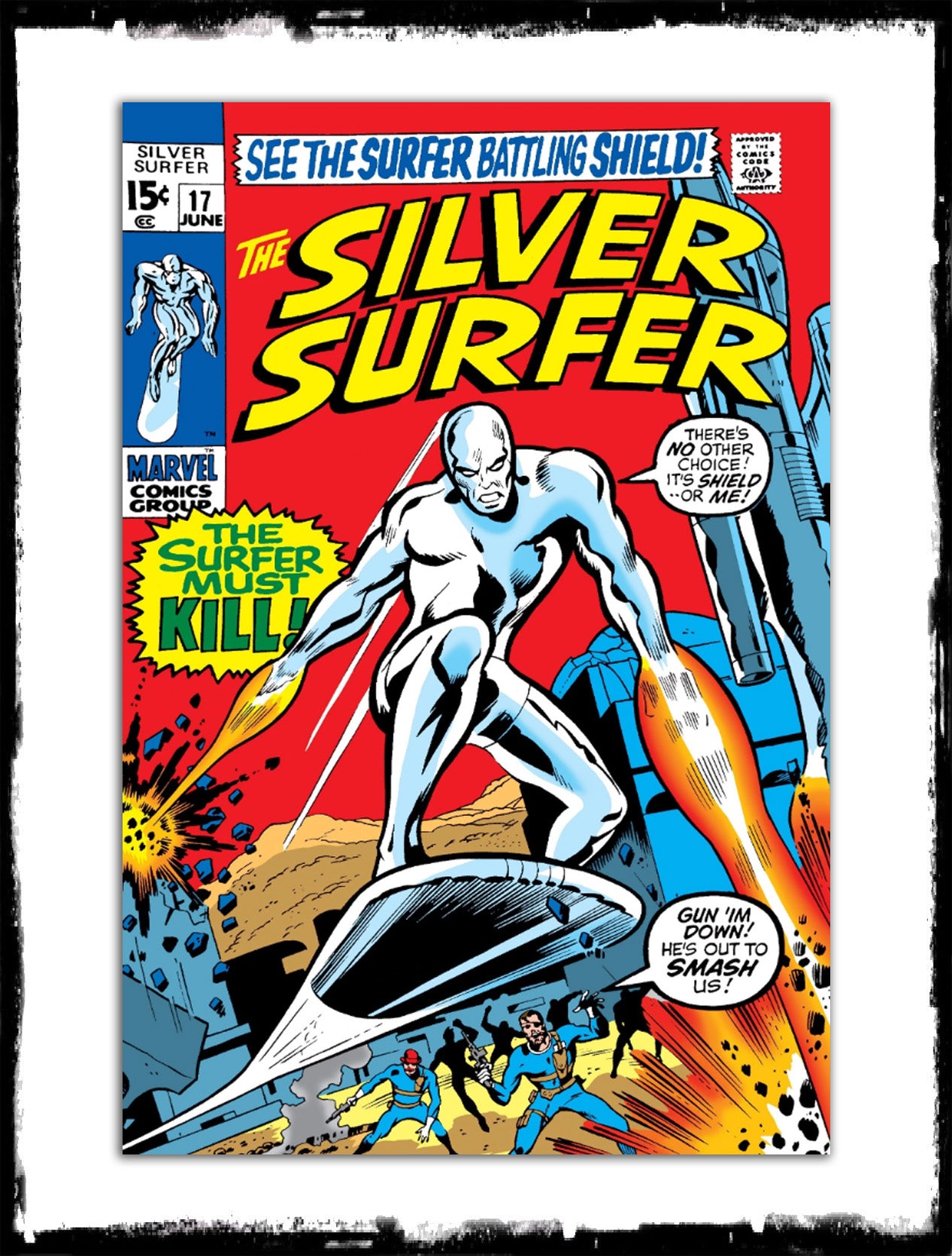 SILVER SURFER - #17 “THE SURFER MUST KILL” (1969 - G/VG)