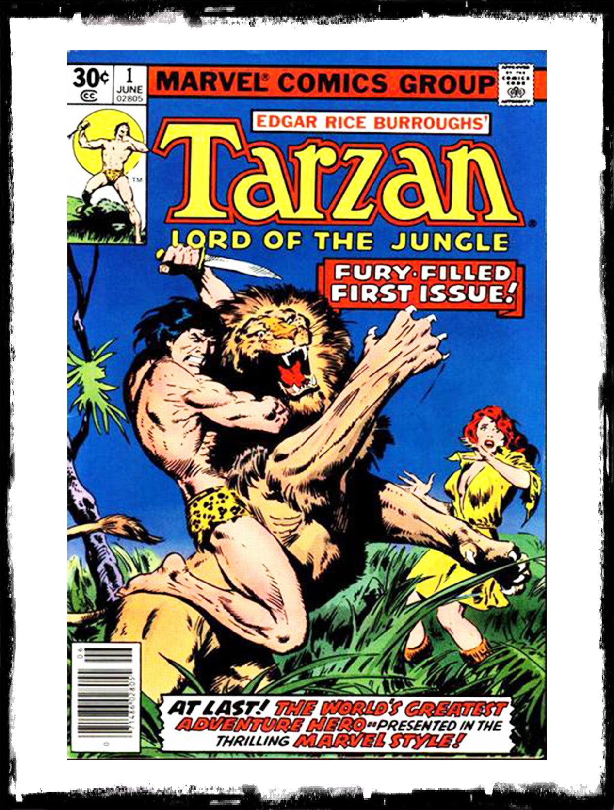 TARZAN: LORD OF THE JUNGLE - #1 JOHN BUSCEMA COVER (1977 - VF)