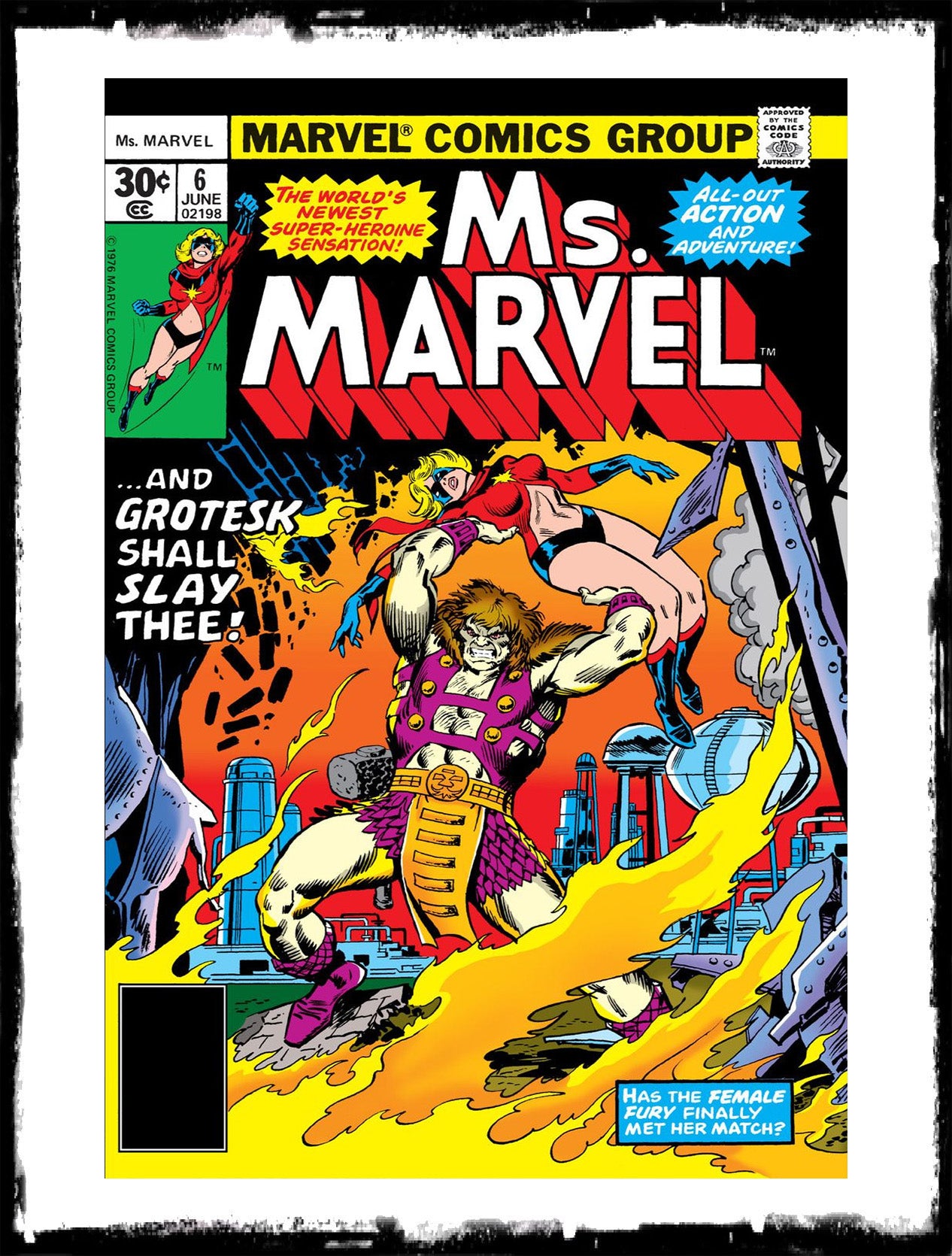 MS. MARVEL - #6 (1977 - FN/VF)