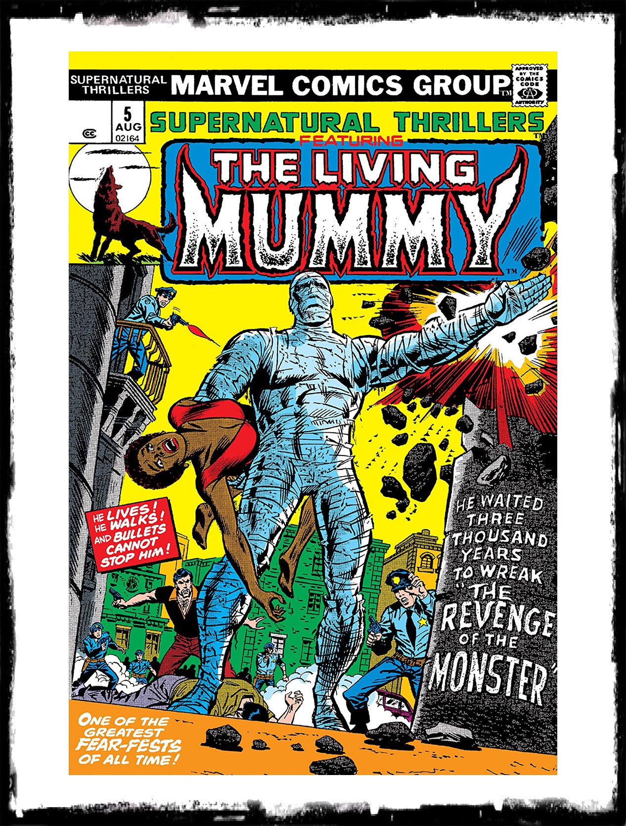 SUPERNATURAL THRILLERS FEAT THE LIVING MUMMY - #5 1ST LIVING MUMMY (1973 - VF)