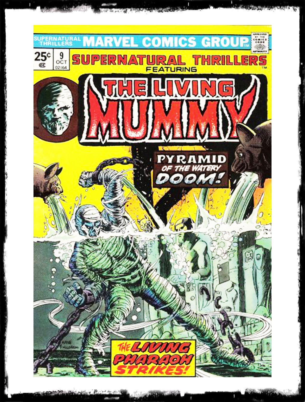 SUPERNATURAL THRILLERS FEAT THE LIVING MUMMY - #9 (1974 - FN/VF)