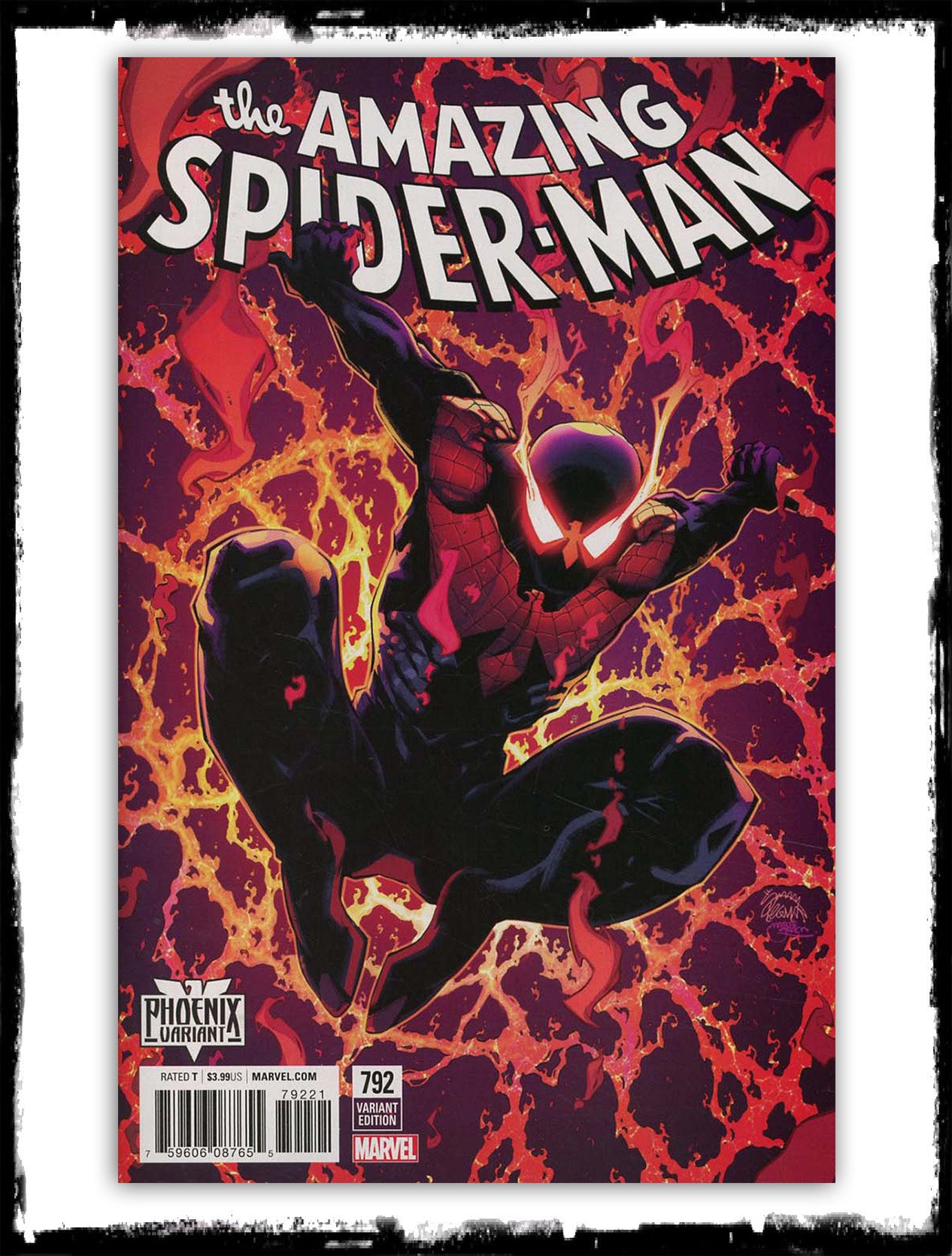 AMAZING SPIDER-MAN - #792 RYAN STEGMAN PHOENIX VARIANT (2017 - NM)