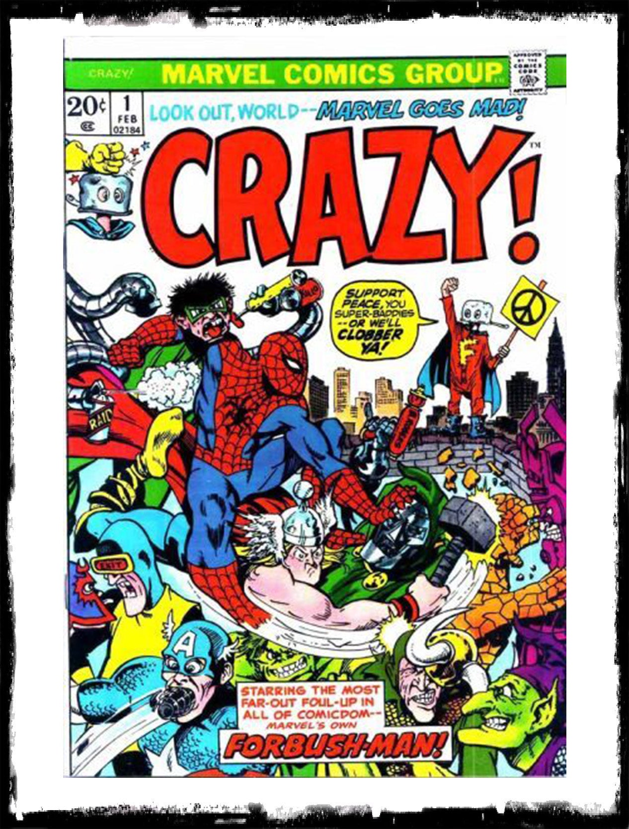 CRAZY! - #1 (1973 - VF+)