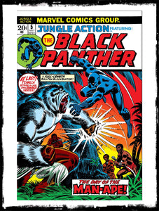 JUNGLE ACTION: FEAT BLACK PANTHER - #5 1ST SOLO BLACK PANTHER STORY (1973 - VF/VF+)