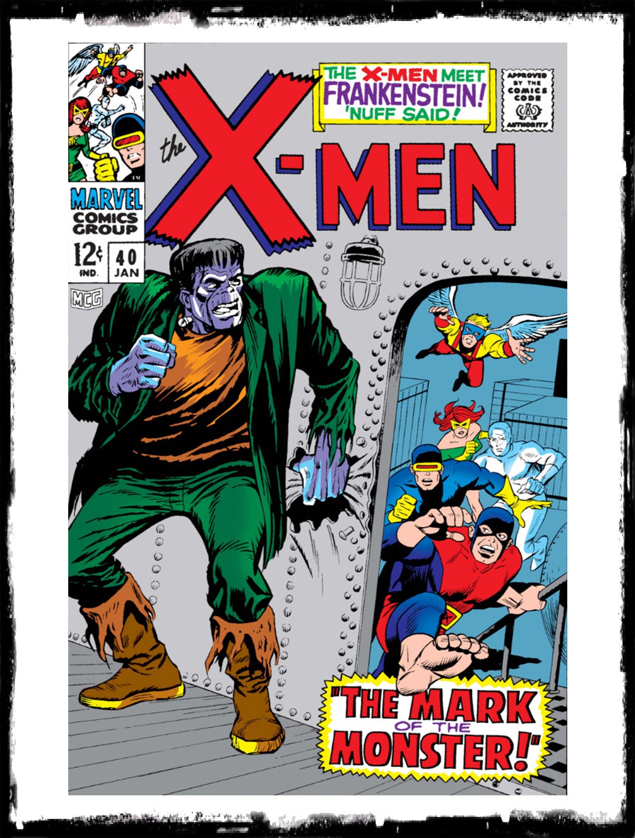 X-MEN - #40 1ST APP & DEATH OF FRANKENSTEIN (1968 - VG/FN)