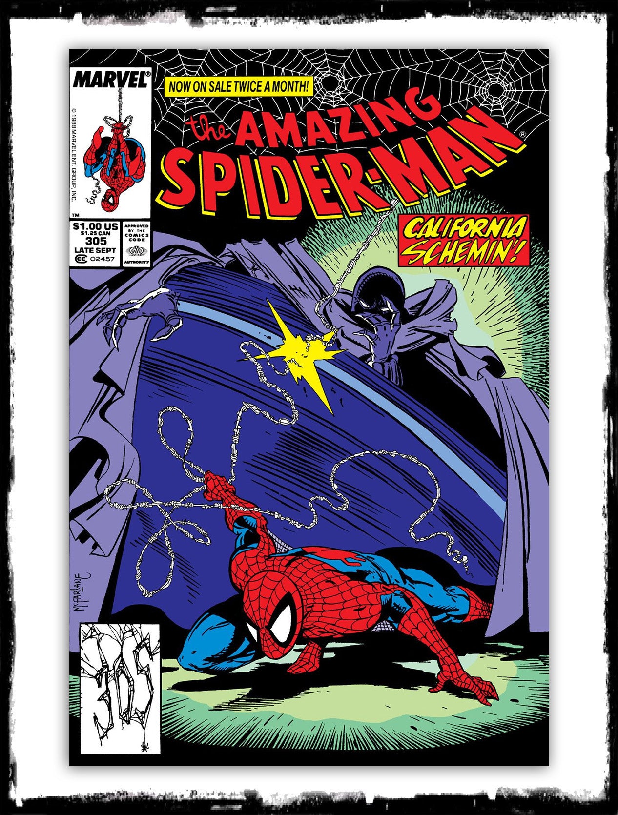 AMAZING SPIDER-MAN - #305 TODD McFARLANE (1988 - VF+)