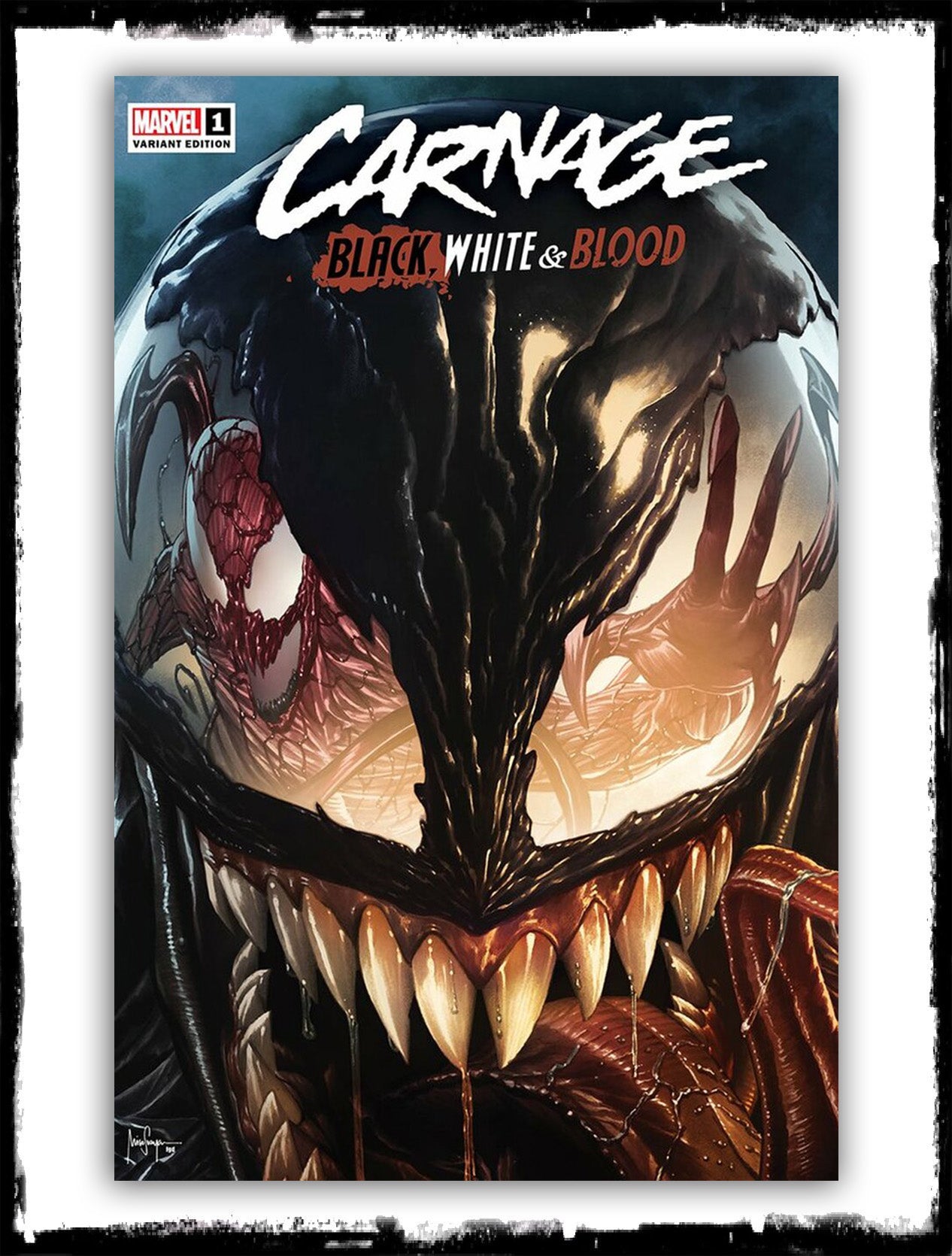 CARNAGE: BLACK, WHITE & BLOOD - #1 MICO SUAYAN LIMITED EXCLUSIVE VARIANT (2021 - NM)